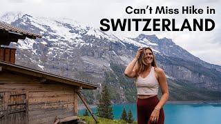 Travel vlog - Hiking to Switzerland's #1 Alpine Lake - Oeschinensee Lake
