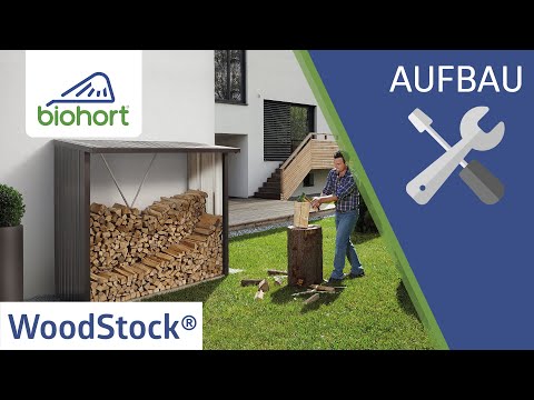 How to put the WoodStock firewood holder together