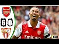 Arsenal vs Sevilla 6-0- Extended Highlights & goal 2022