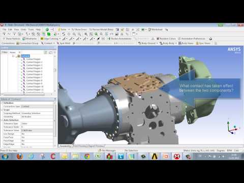CADFEM Tutorial No.6 – How to Handle Contacts in ANSYS® Workbench™