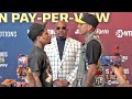MARIO BARRIOS TOWERS OVER GERVONTA DAVIS IN FIRST FACE OFF IN ATLANTA!
