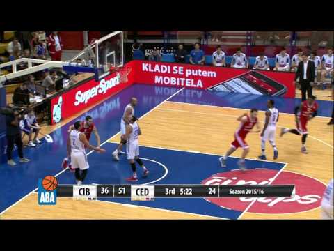ABA Liga 2015/16 highlights: Cibona - Cedevita R16 (22.12.2015)