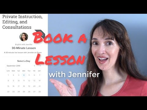 Book a Lesson with JenniferESL 👩‍🏫 Get personalized instruction and teacher support!