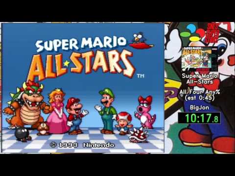 SNES Super Stars 2017 [224] - Super Mario All-Stars (All Four Any%) by BigJon