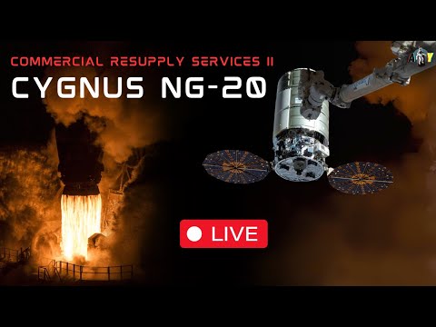 LIVE: SpaceX CRS-2 Cygnus NG-20 Mission Launch to the ISS