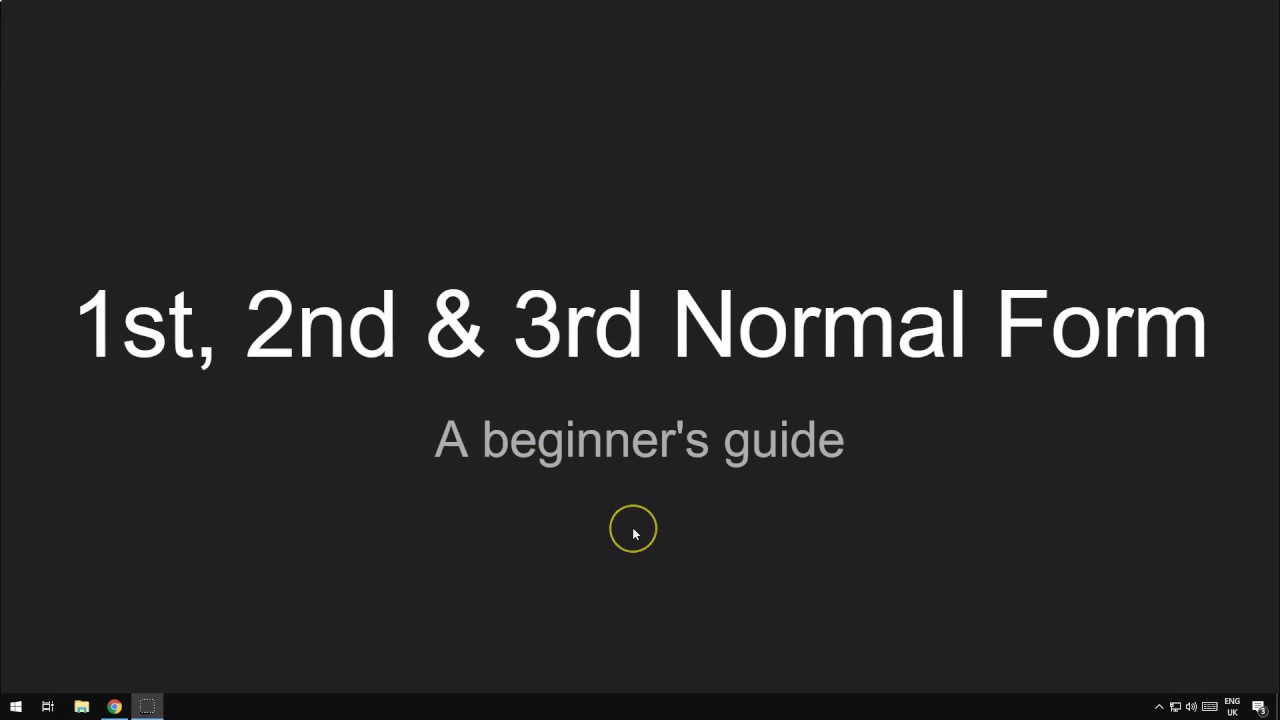 Understanding Database Normalization: First, Second, and Third Normal ...
