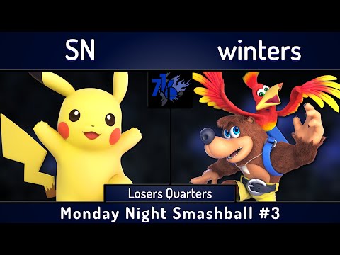MNS # 03 | SN (Pikachu) vs winters (Banjo Kazooie) | Losers Quarters | SSBU Ultimate Tournament