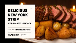 20oz New York Strip Steak with Air-Fried Potatoes