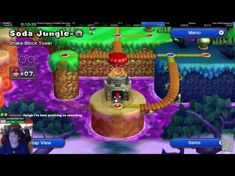 New Super Mario Bros. U - low% speedrun in 44:42 World Record