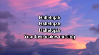 Hallelujah (Your love is Amazing) - Instrumental with lyrics
