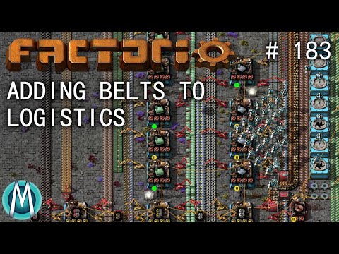 [Factorio 1.1 4K] Angel/Bobs Ep 183: Adding Belts To Logistics