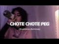 Chote Chote Peg Maar SLOWED REVERB Song Lofi Mood
