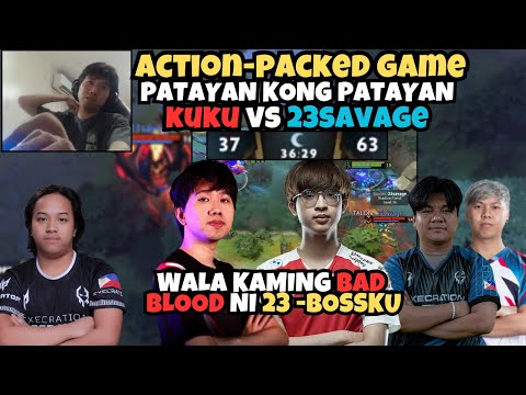 GANDA NG GALAW NI BOSSKU SA MAP! 100 KILLS, 36 MINS | 23SAVAGE VS KUKU | UNLI KILLS SA PUBGAME |