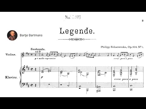 Philipp Scharwenka - 4 Konzertstücke for Violin and Piano, Op. 104 (1898)