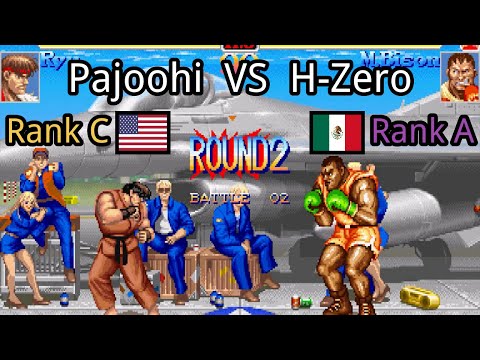 Super Street Fighter II X: Grand Master Challenge: Pajoohi (US, Rank C)  vs H-Zero (MX, Rank A)