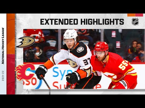 Anaheim Ducks vs Calgary Flames Oct 18, 2021 HIGHLIGHTS