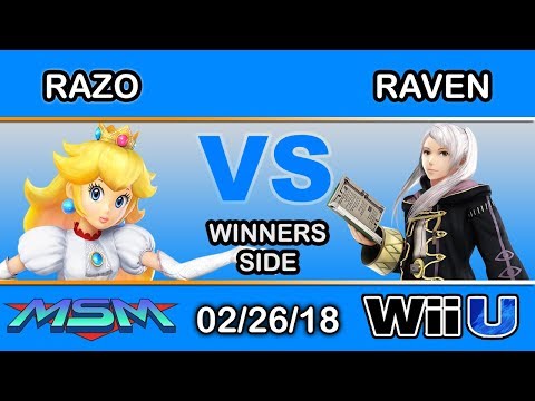 MSM 135 - tHB | Razo (Peach) Vs. Raven (Robin) Winners Side - Smash 4