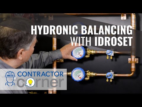 How to Balance a Hydronic System with iDROSET
