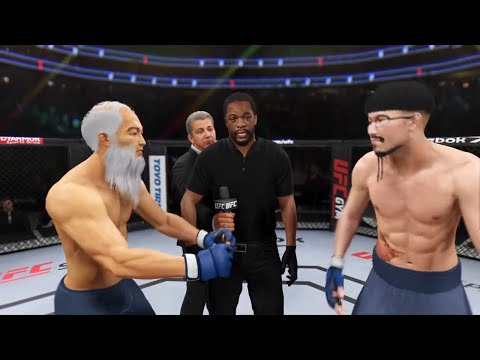Old Bruce Lee vs. Despectacled Destroyer - EA sports UFC 4