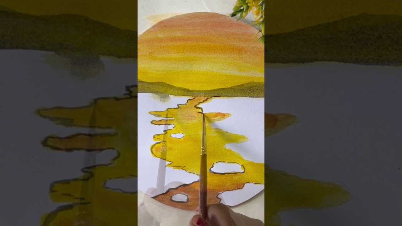 Happy Winter ❄️ #artshorts #satisfyingvideo #creativeart #viral #winterspecial #painting