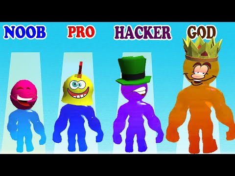 NOOBvsPROvsHACKERvsGOD in Giant Blob vs Blob N Giant - Join & Clash - Which game do you like?
