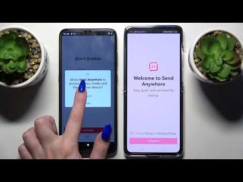 How to Transfer files from an Android to Huawei P50 Pocket – Send anywhere App