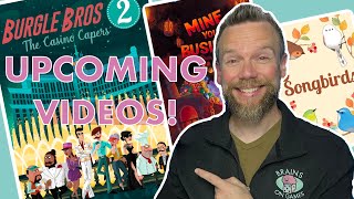 Upcoming Reviews & Previews on Brains On Games