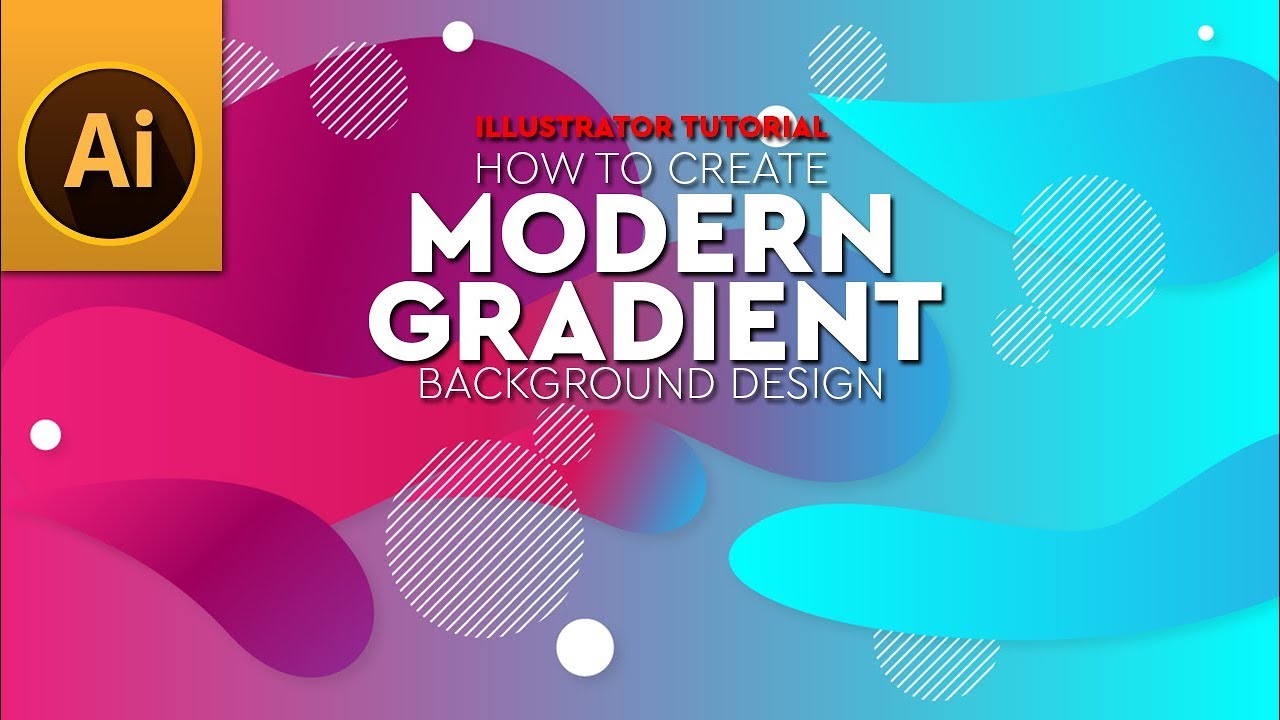 Create Modern Gradient Background Design