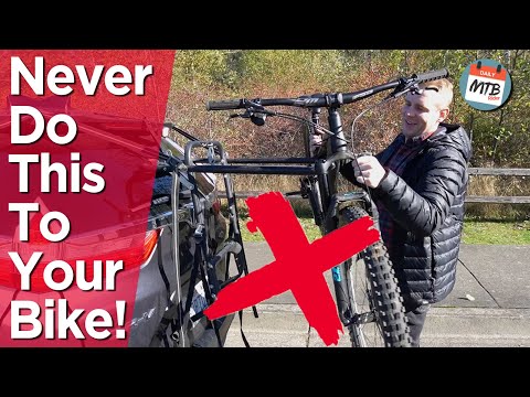 Part of a video titled 5 Better Tips For Transporting Your Bike - YouTube