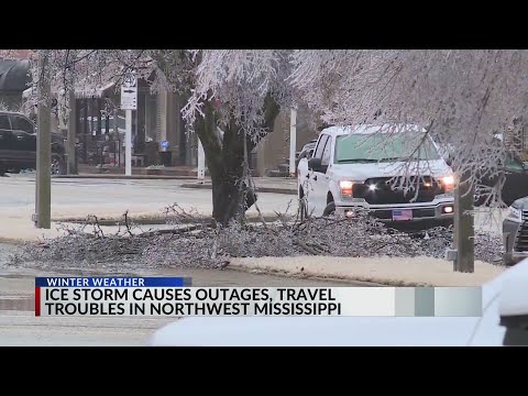 MS residents react to ice storm, prepare for possible 2nd round
