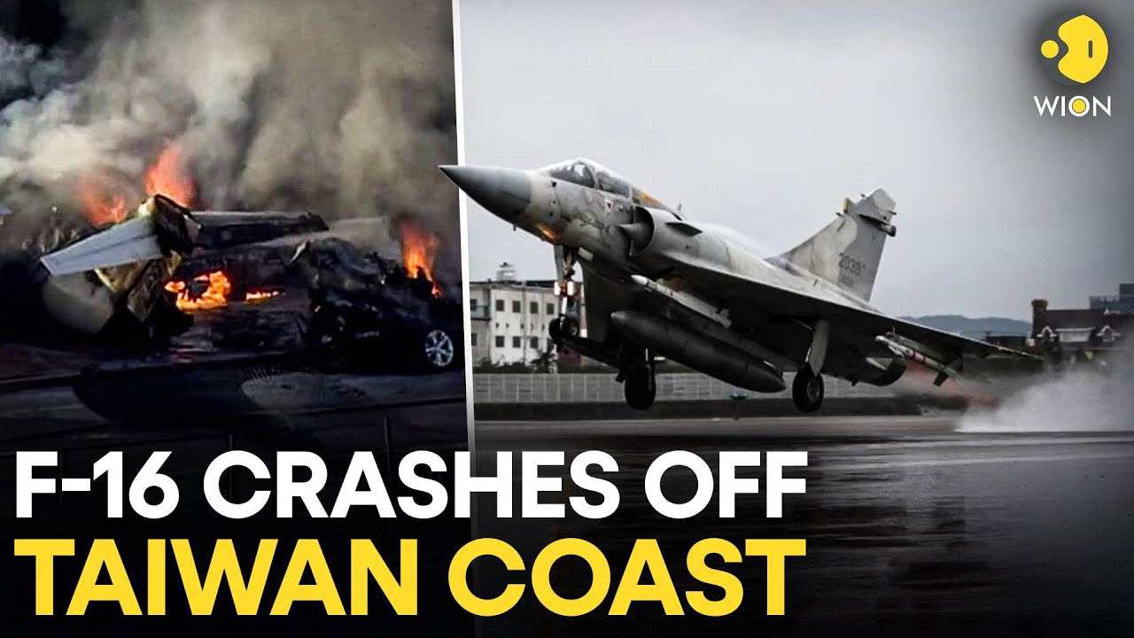 Taiwan Jet Crash: F-16 Crashes During Training Off East Coast, Pilot Missing | WION ORIGINALS