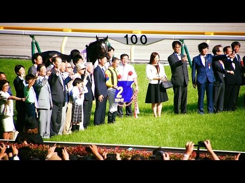 2017.05.21オークス優駿牝馬(G1)ソウルスターリング口取り式ルメール＆藤沢和雄調教師ほか＠東京競馬場