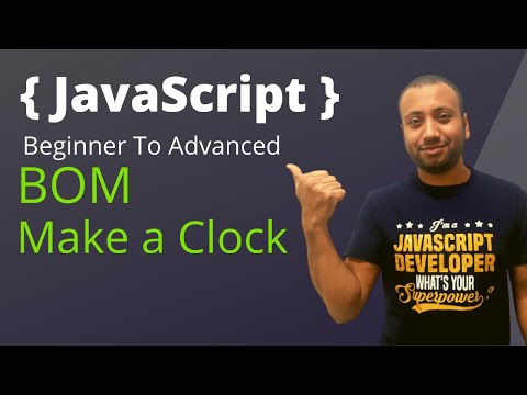 Javascript Bangla Tutorial 59 Browser Object Model Create A Clock