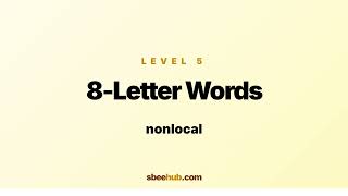 Today's NYT Spelling Bee Answers - August 14, 2026