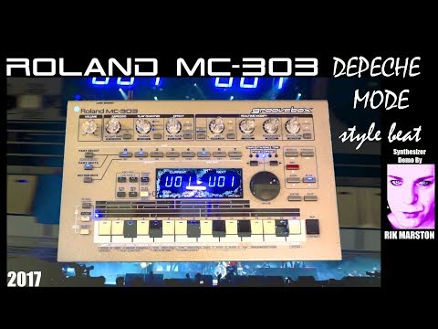 Roland MC-303 Depeche Mode Style Beat Custom Groovebox Synthesizer Rik Marston