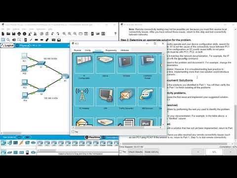 Packet tracer 10.3.5 Troubleshoot default gateway issues