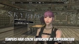 Skyrim SE Xbox One Mods|Tempers Hair Color Expansion