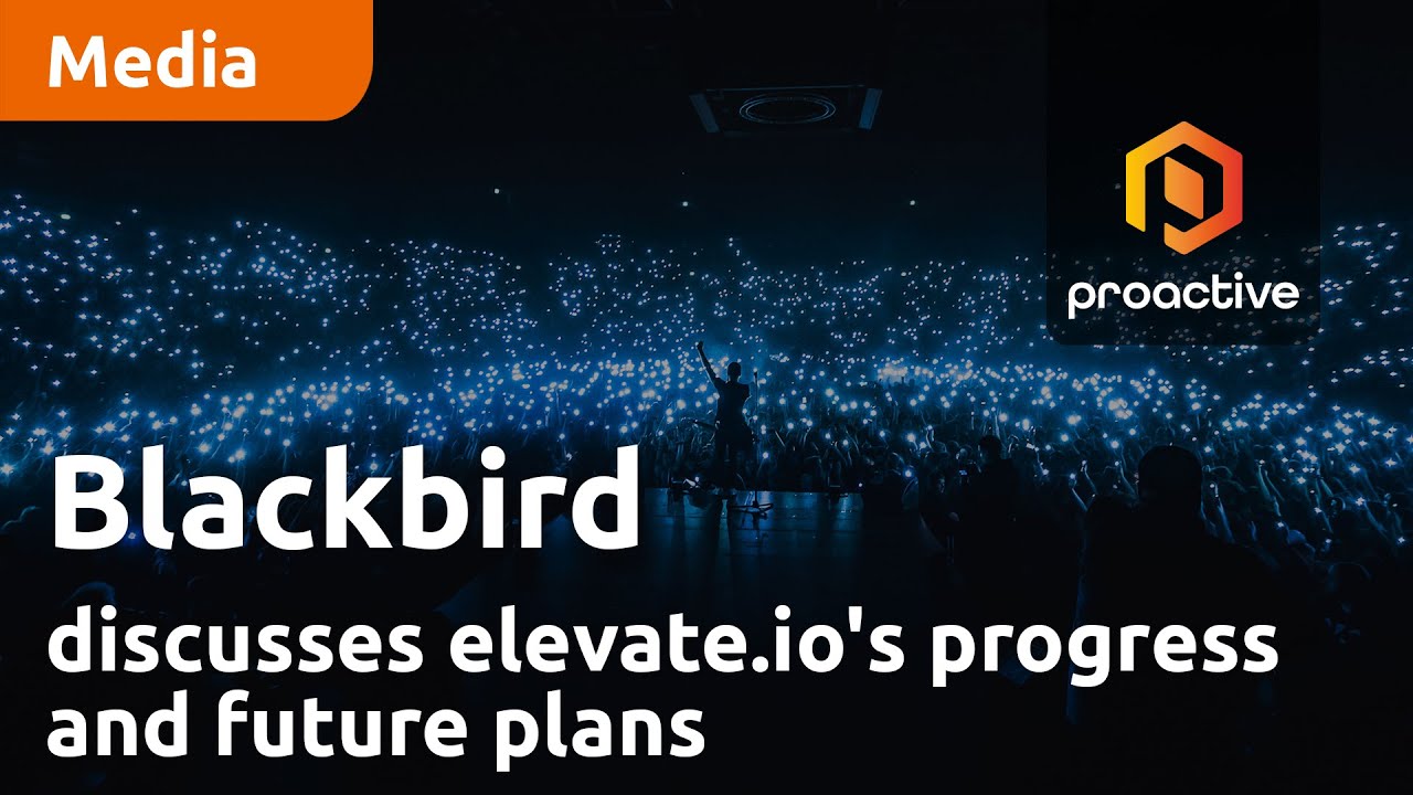 Blackbird CEO discusses elevate.io's progress and future plans