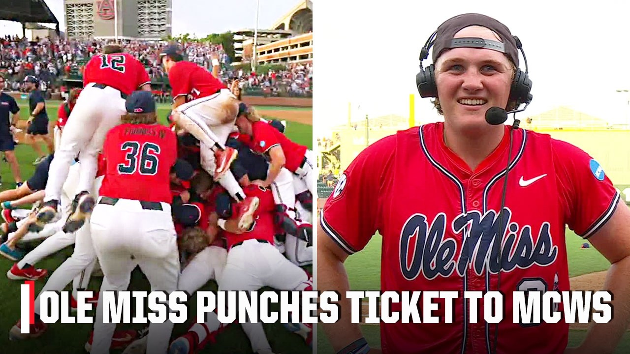 OLE MISS ADVANCES TO MCWS AFTER BACK-TO-BACK HOME RUNS 🚨 | ESPN College Baseball