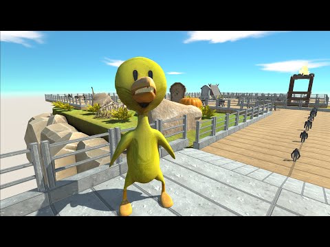 NEW UNIT! RAINBOW FRIEND YELLOW DEATH RUN - Animal Revolt Battle Simulator