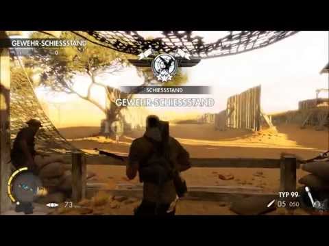 Sniper Elite 3 Mode – The Shooting Range! All DLC Weapon. Test Sniper Weapon