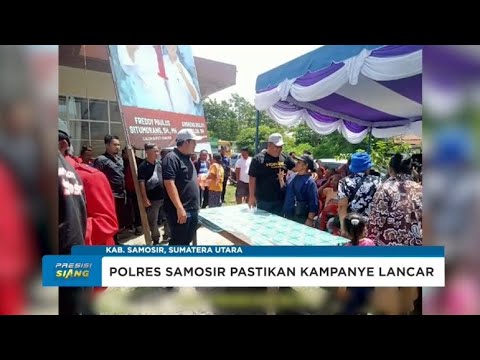 PENGAMANAN KAMPANYE TATAP MUKA PASLON PILKADA SAMOSIR