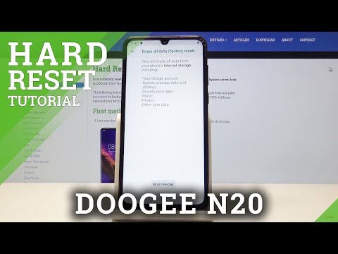 How to Perform Hard Reset in DOOGEE N20 - Wipe Data / Remove Files & Settings