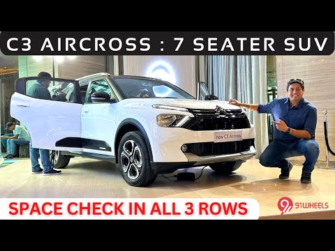 Meet the Citroen C3 Aircross SUV || Creta / Seltos Rival || Walkaround Review With All 3 Row Space