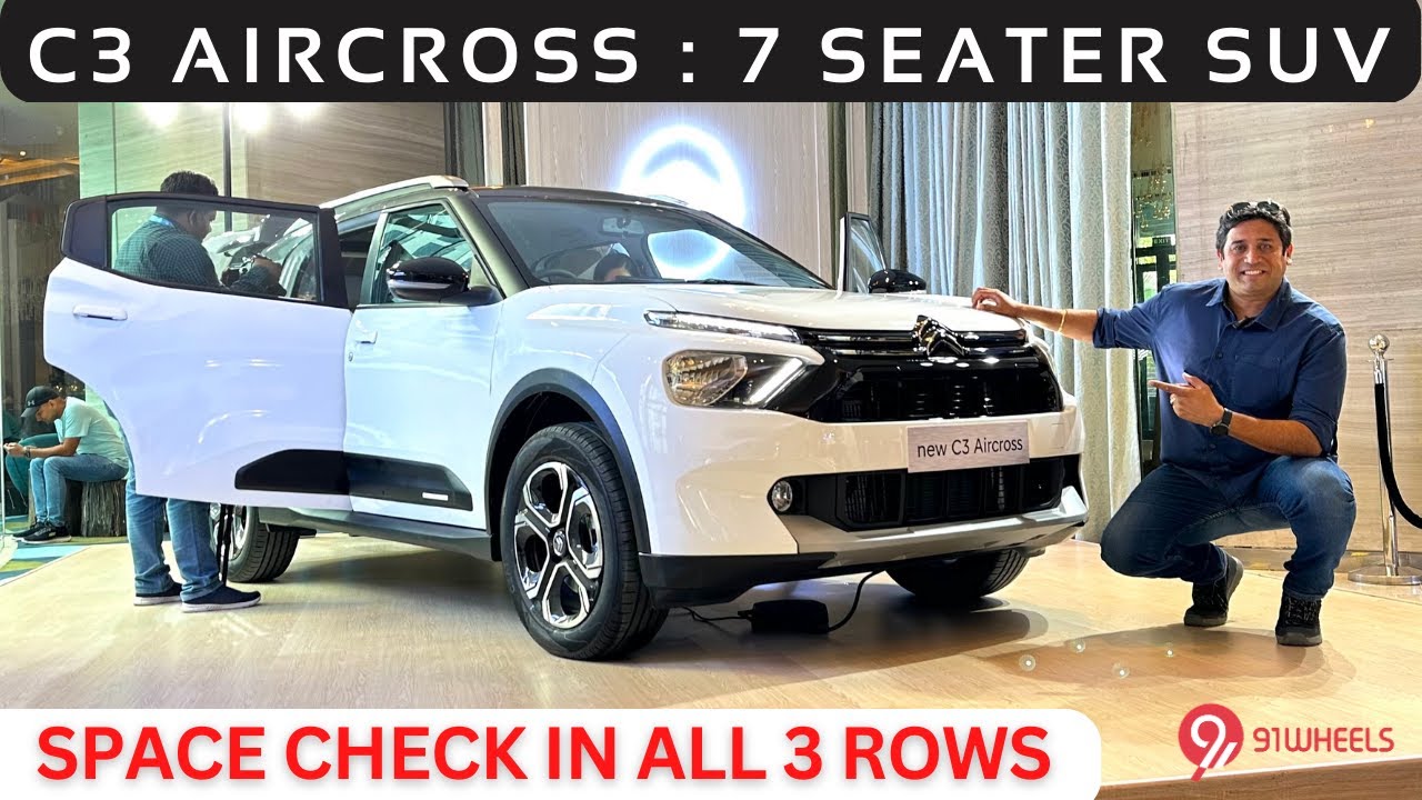 Meet the Citroen C3 Aircross SUV || Creta / Seltos Rival || Walkaround Review With All 3 Row Space Meet the Citroen C3 Aircross SUV || Creta / Seltos Rival || Walkaround Review With All 3 Row Space