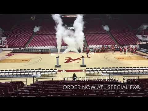 Custom CO2 Cold Fog Jet Cannons for University Of Alabama - ATL SPECIAL FX®
