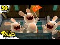 Rabbids' race to the Moon | RABBIDS INVASION | 30 Min New compilation | Cartoon for kids