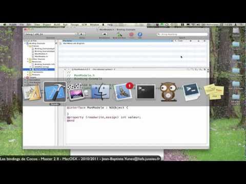 OSX : Les bindings de Cocoa (Université Paris Diderot)