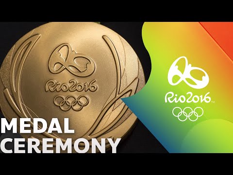 MEDAL CEREMONY l RIO 2016 SUMMER OLYMPIC GAMES