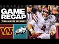 Commanders HAND EAGLES FIRST LOSS on Monday Night Football [FULL Game Recap] | CBS Sports HQ